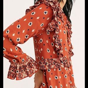 Free People Calico Skies Floral Dress